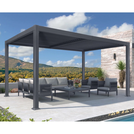 Purple+Leaf+Louvered+Aluminum+Pergola+Modern+Outdoor+Pergola+With+Adjustable+Roof+For+Deck+Garden+Yard